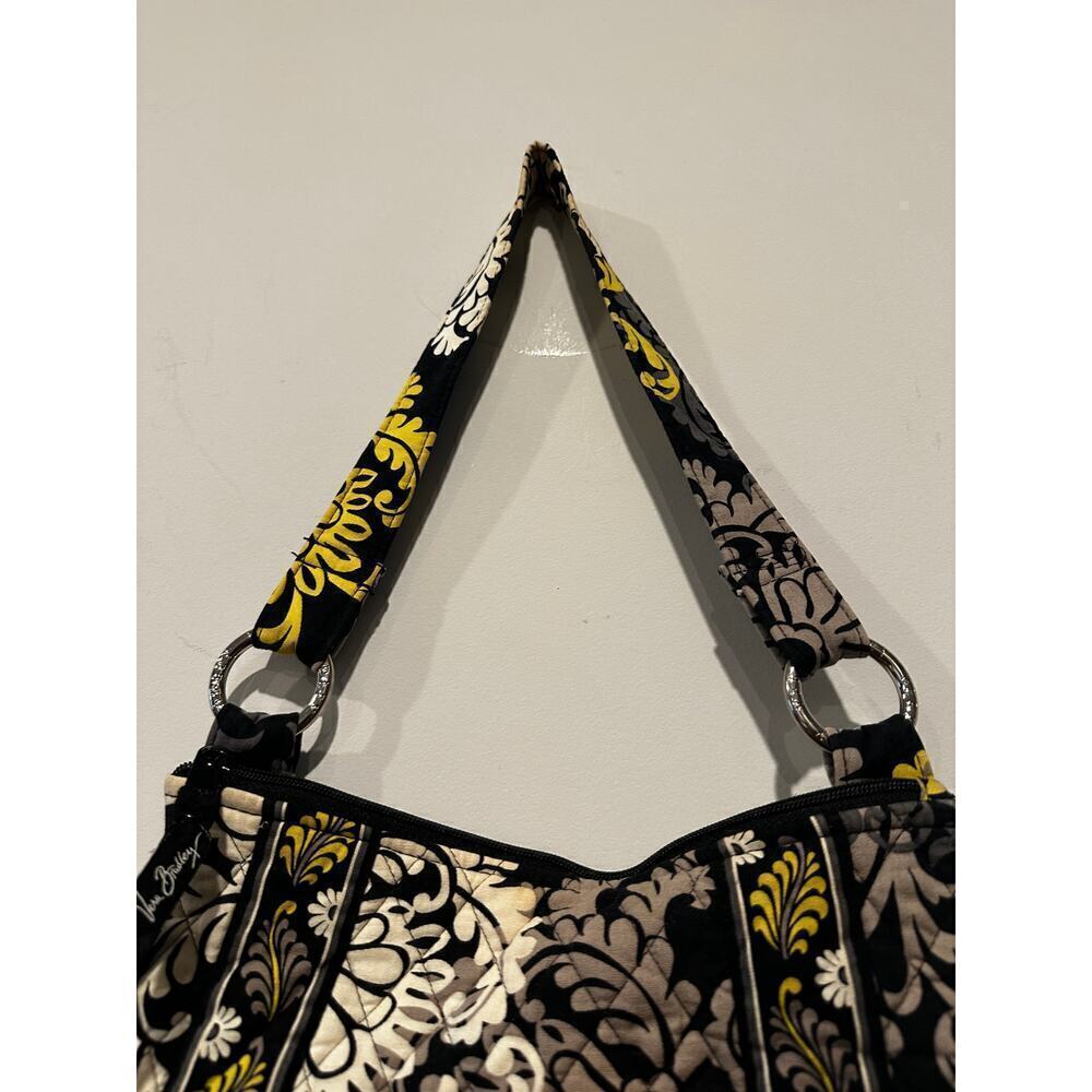 Vera Bradley Quilted Crossbody Purse Paisley Baroque Boho Classic Black Bag - Picture 4 of 9